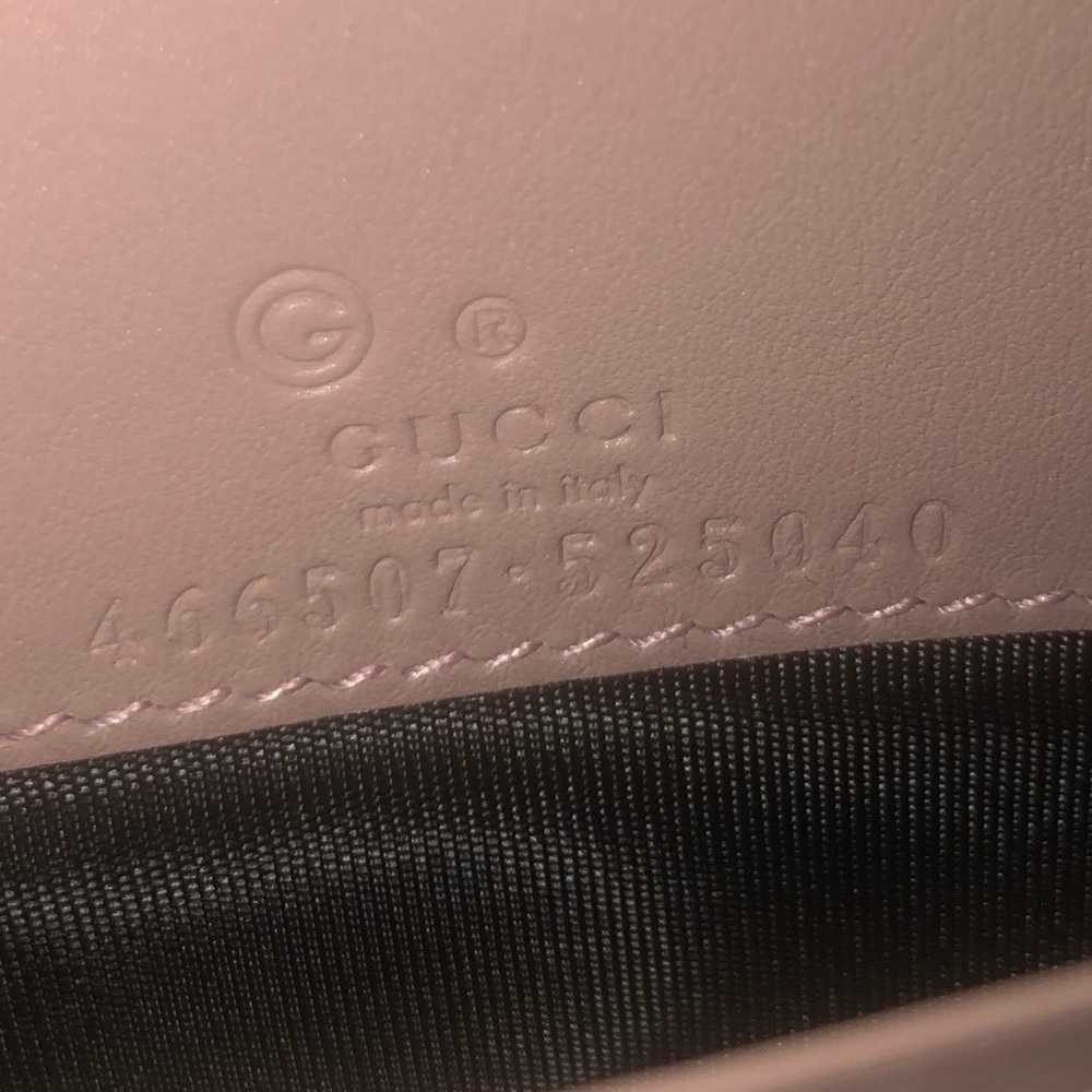 Gucci GG Leather Wallet Clutch Crossbody - Picture 8 of 8